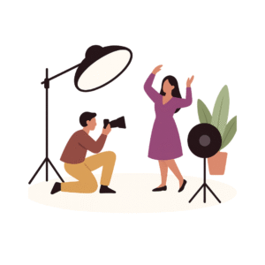 Photographers And Models Icon Image