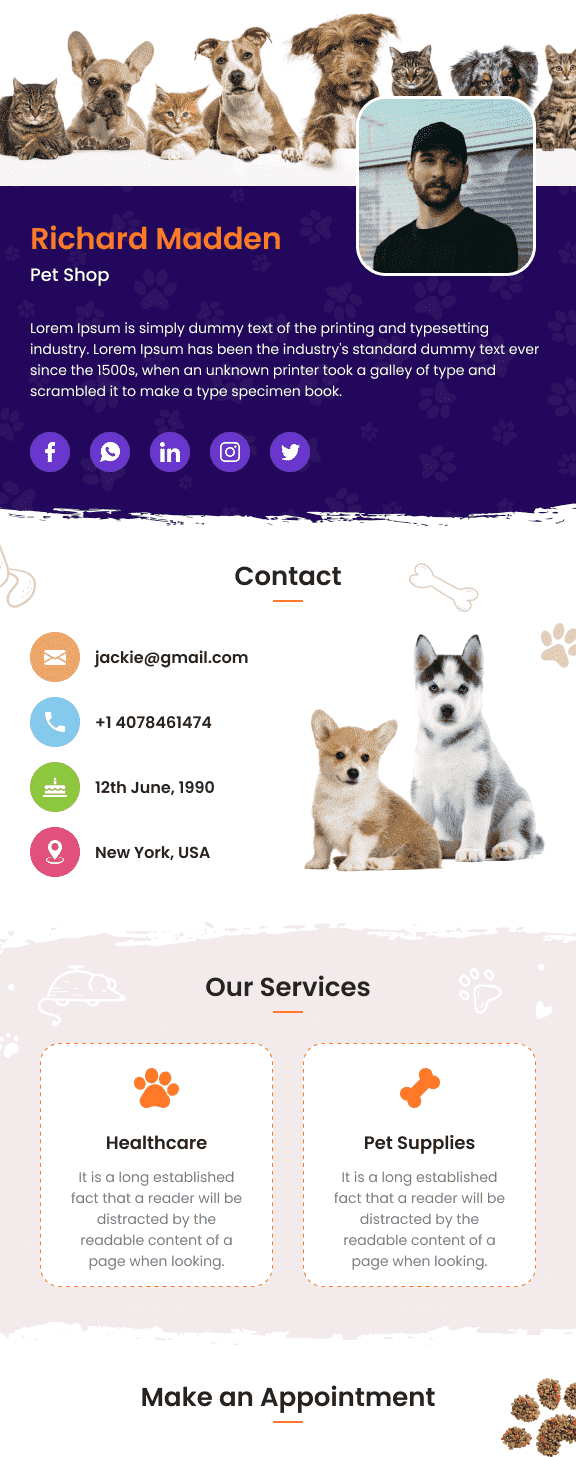 Contactless Business Card With Nfc &Amp; Qr Code 10 Vcard27