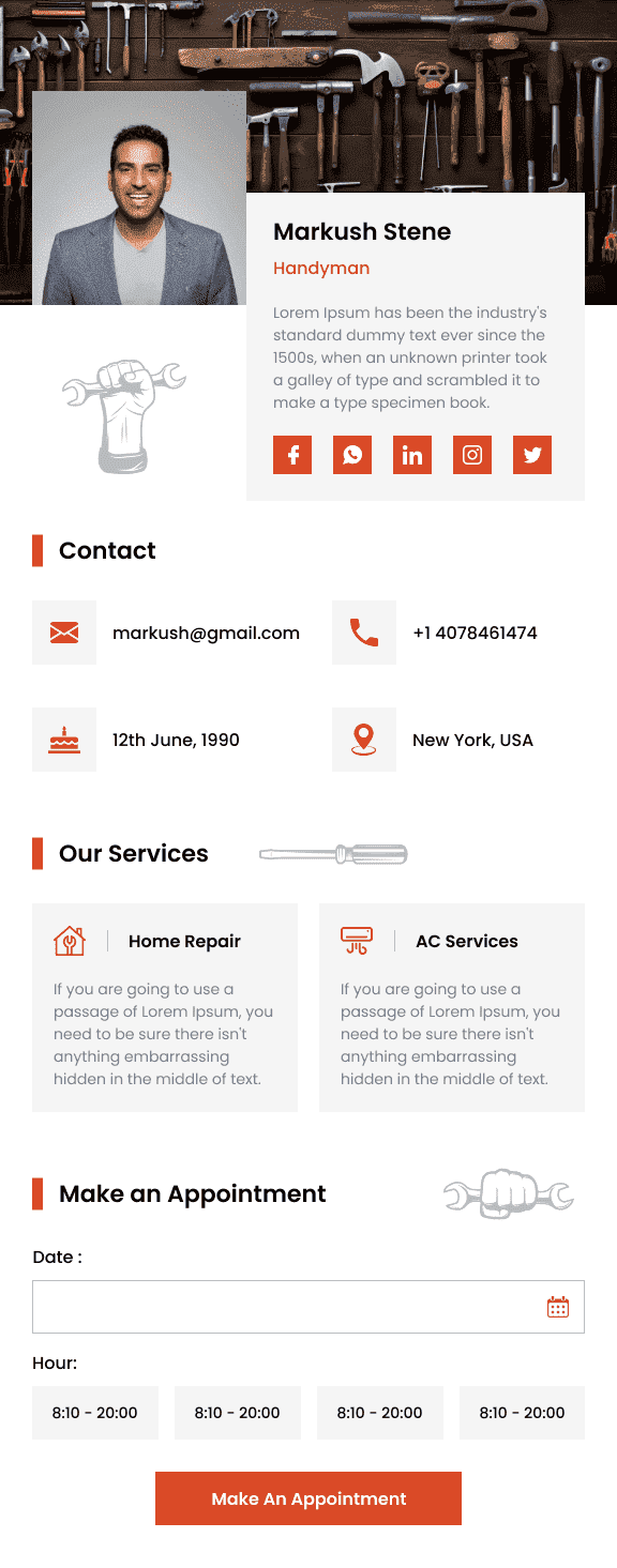 Contactless Business Card With Nfc &Amp; Qr Code 7 Vcard31